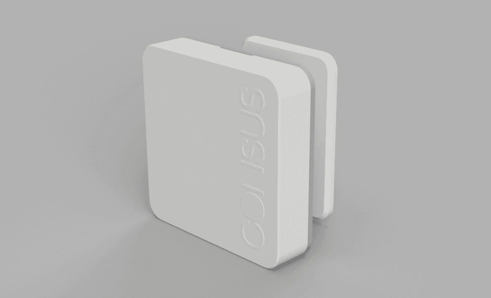 Adjustable mountable enclosure for the u-blox AoA receive antenna.