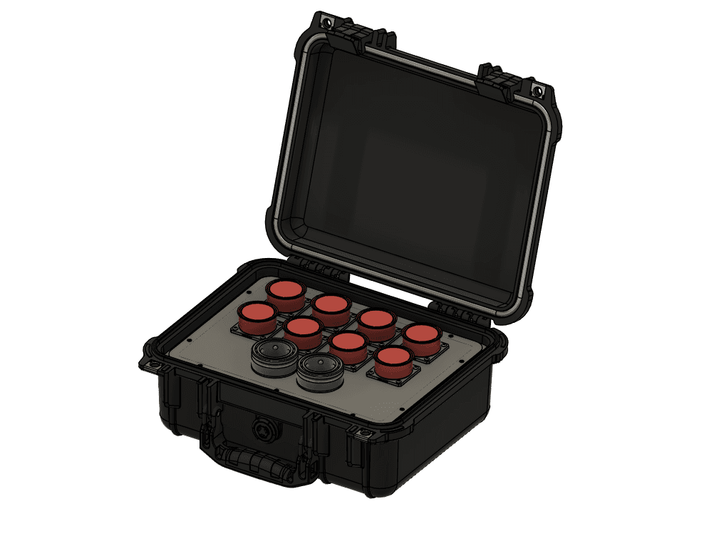 Connector kit showing carrier-plus-insert variants for the dominant connector families.