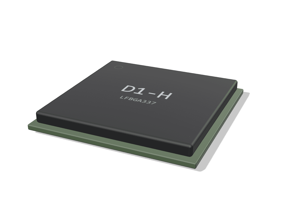 D1-H package, studio render