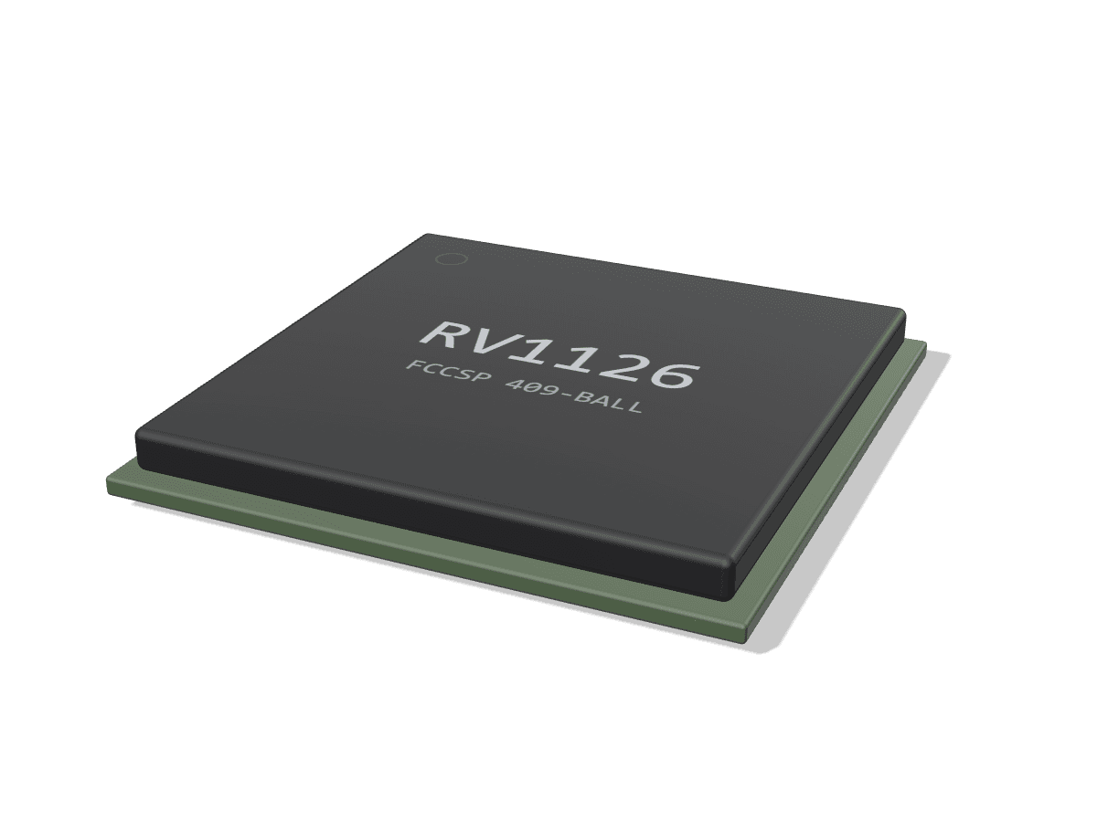 RV1126 package, studio render