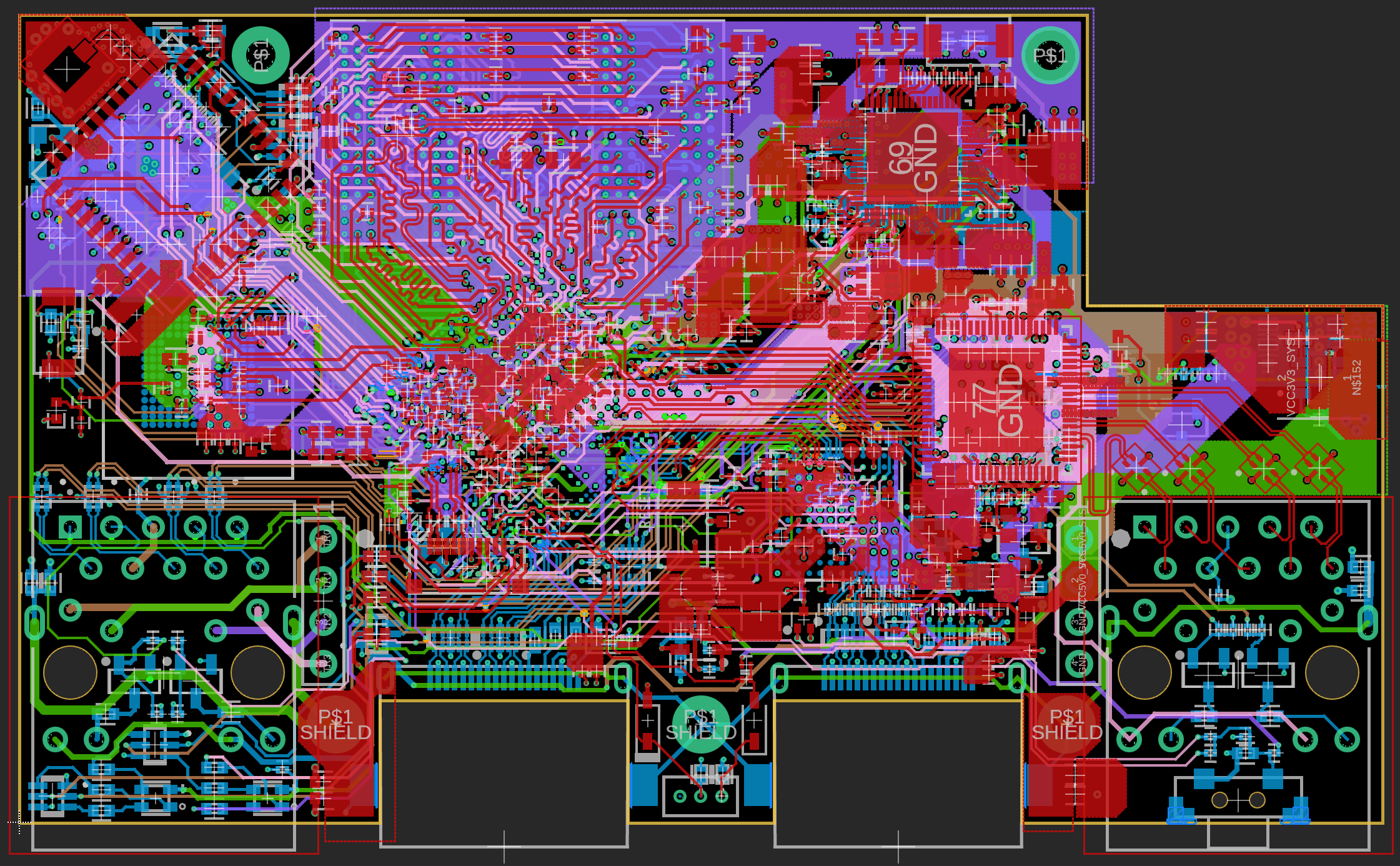 WarpKVM main PCB.